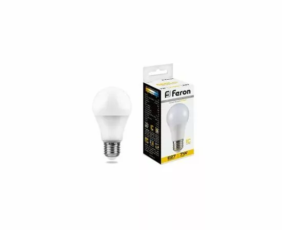 620041 - Feron ЛОН A55 E27  7W(560lm) 2700K 2K матовая 105x55, LB-91 25444 (2)