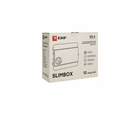 679245 - EKF PROxima SlimBox бокс (корпус) пластик ЩРВ-П-12 модулей встраиваемый IP41 sb-v-12 (4)