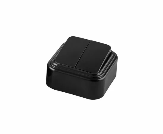 694335 - Stekker БРЕСТ выкл. ОУ 2кл. 6А черный PSW06-22-20 32745 (2)