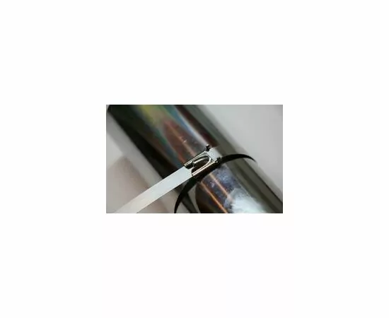 715758 - STEKKER SSCT46-150 Хомут метал. (нерж. сталь) 4,6х150мм dmax=38мм серый (уп.25шт цена за уп.) 32795 (3)