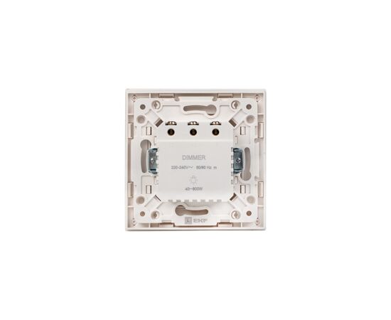 769008 - EKF Стокгольм мех. светорегулятор СУ 600W 220В белый автоклеммы (корпус PC) EYD06-101-10 (11)