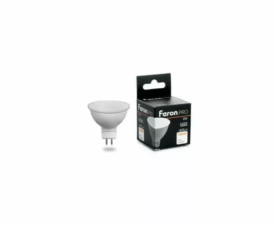 757928 - Feron.PRO MR16 GU5.3 230V 6W(405lm) 6400K 6K матовый 52x50 OSRAM LED LB-1606 38085 (2)