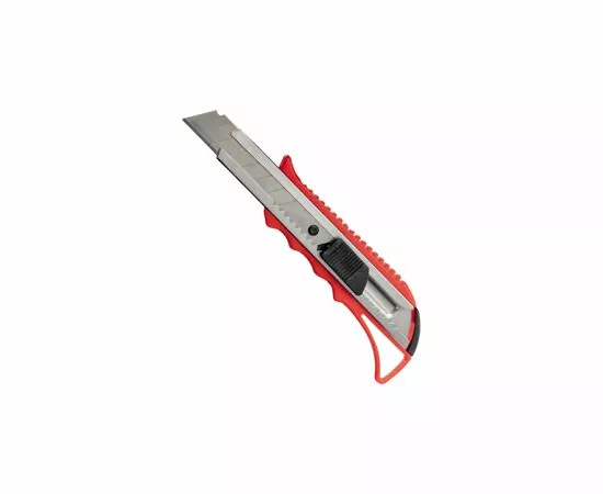 776018 - Нож канцелярский 18мм Attache с фиксатором и металлическими направляющими 954213 (2)