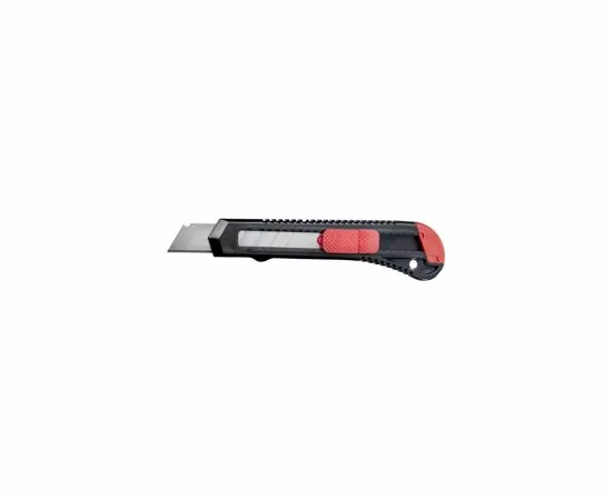 776019 - Нож канцелярский 18мм Attache чёрный, цв. фиксатора в ассорт. 954199 (7)