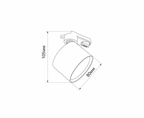 779237 - Feron св-к трековый на шинопровод под лампу GX53 AL159 черный алюм. 1-фаз. 80x80x105 41367 (4)