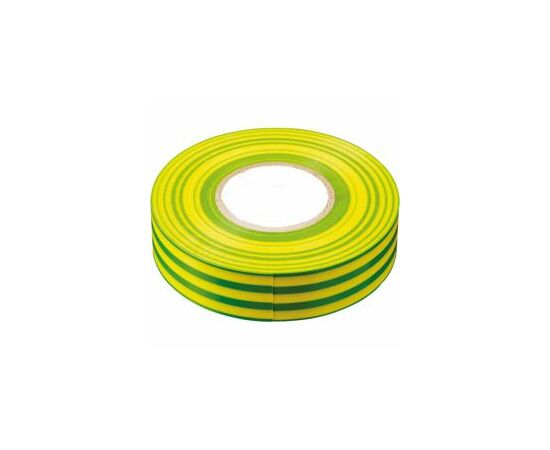 715853 - STEKKER INTP01319-10 изолента ПВХ 19/10 желто-зеленая 130мкм (120%) 32837 (2)