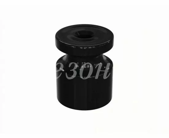 731273 - МЕЗОНИНЪ РЕТРО УСАДЬБА Изолятор ABS-пластик розн. уп. (уп.10шт, цена за шт), ЧЕРНЫЙ,  GE30025-05-R10 (1)