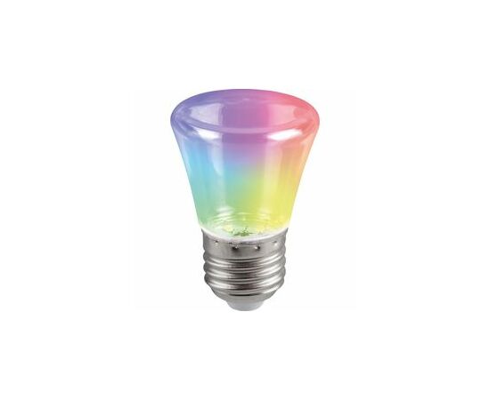 780585 - Feron Лампа колокольчик C45 E27 1W RGB прозр плавн смена цвет 70x45д/гирлянды Белт Лайт LB-372 38134 (3)