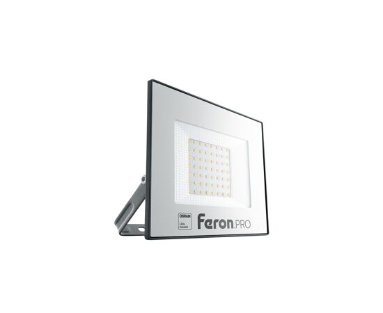 799163 - Feron.PRO прожектор св/д 50W(5000lm) 6400K IP65 черный 164x30x191 OSRAM LL-1000 41540 (2)