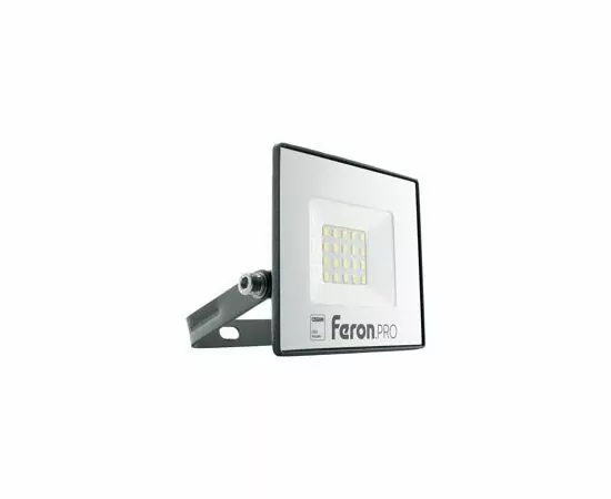 799161 - Feron.PRO прожектор св/д 20W(1600lm) 6400K IP65 черный 76x43x112 OSRAM LL-1000 41538 (2)
