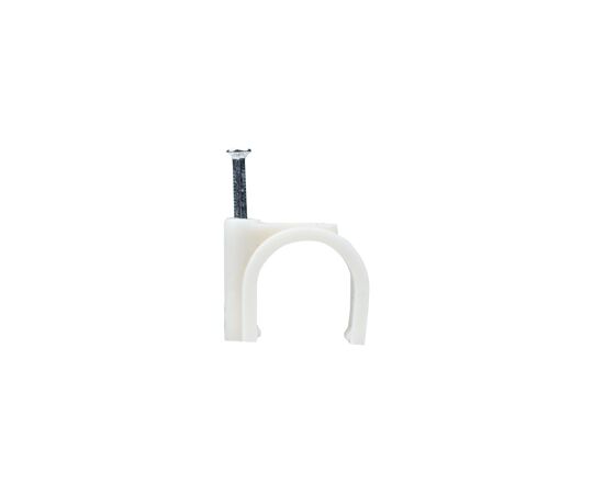 424525 - EKF скоба круглая пластиковая 22 мм (уп. 50 шт., цена за уп.) для крепления кабеля plcn-sr-22 (3)
