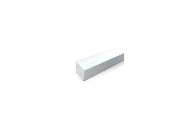 805139 - Feron Профиль накл. алюм. серебро 2м(компл. 2 загл., 4 крепежа, мат. экран) 2000x75x75 CAB265 10376 (2)