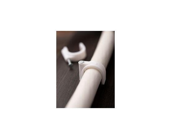 424522 - EKF скоба круглая пластиковая 16 мм (уп. 50 шт., цена за уп.) для крепления кабеля plcn-sr-16 (10)