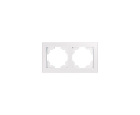 805061 - STEKKER Катрин рамка СУ 2 мест., стекло белый, GFR00-7002-01 39255 (2)