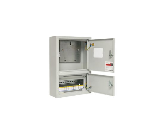 458003 - EKF щит (корпус) метал. ЩУРН 1/14э навесной (450х310х120), два отсека, окно, IP31 mb23-1/14e (2)