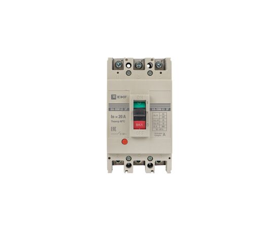 458301 - EKF автоматический выкл. ВА-99М 63/20А 3P 25кА PROxima mccb99-63-20m (4)