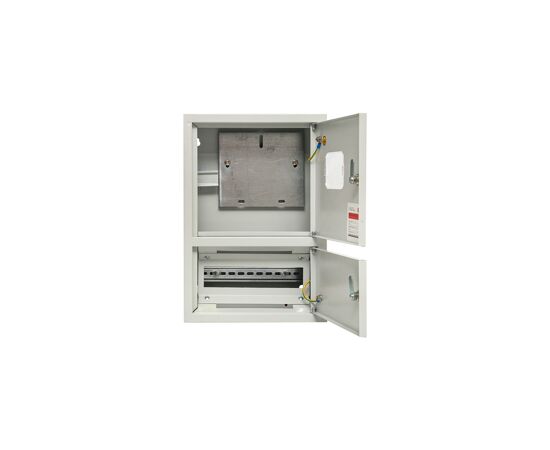 458003 - EKF щит (корпус) метал. ЩУРН 1/14э навесной (450х310х120), два отсека, окно, IP31 mb23-1/14e (6)