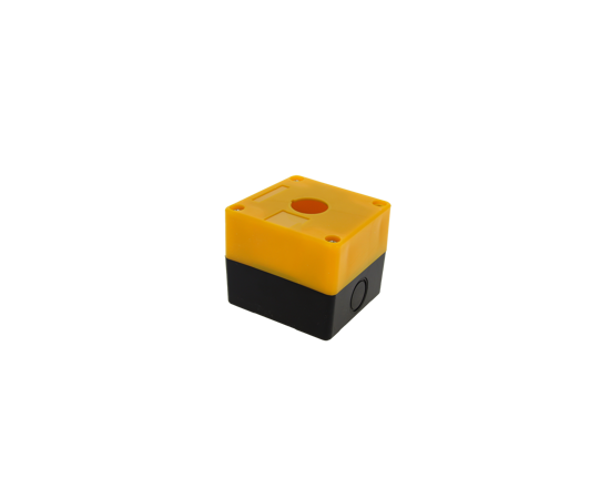 458908 - EKF Корпус КП101 пластиковый 1 кнопка желтый cpb-101-o (3)