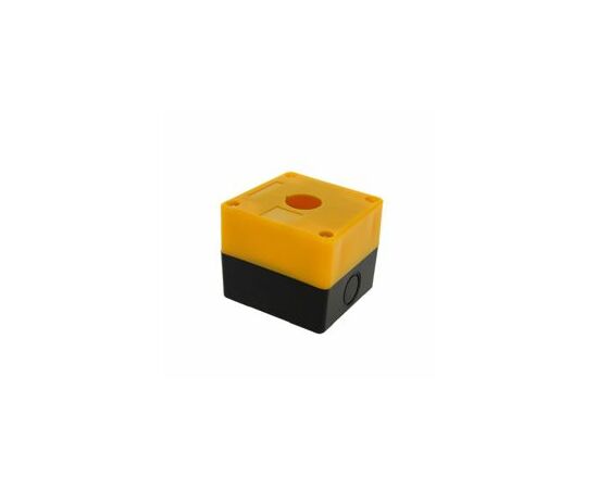 458908 - EKF Корпус КП101 пластиковый 1 кнопка желтый cpb-101-o (2)
