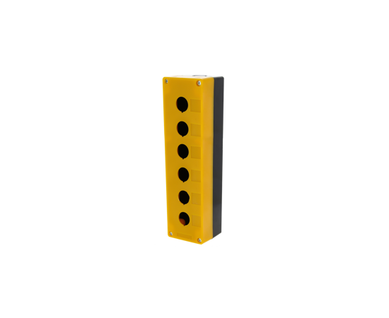 458914 - EKF Корпус КП106 пластиковый 6 кнопок желтый cpb-106-o (4)