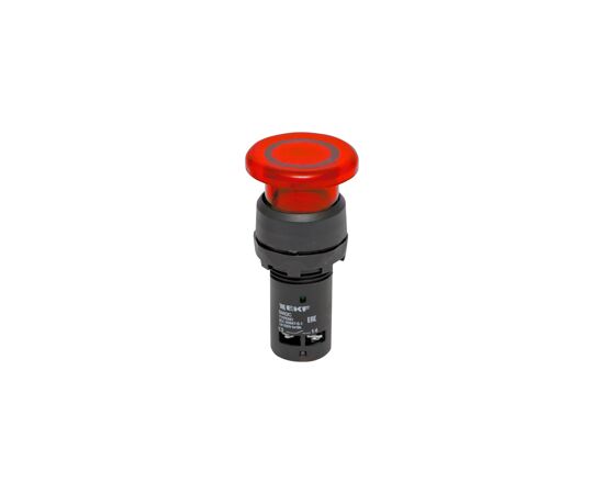 458750 - EKF Кнопка SW2C-MD грибок красная с подсветкой NO+NC sw2c-md-rr (2)