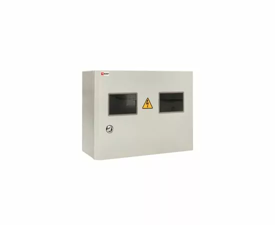 460905 - EKF щит учетный метал. ЩУ-2 (310х420х150) навесной 3 мод. 1 дверь 2 сч. IP54 mb54-2 (6)