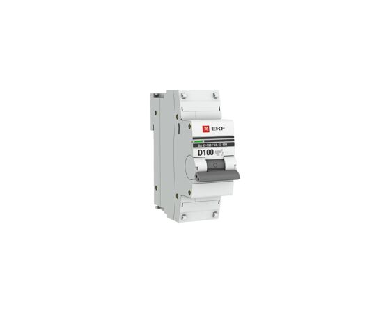 577322 - EKF Автоматический выключатель ВА47-100, 1P 100А (D) 10kA EKF PROxima (2)