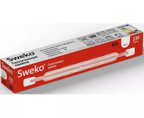 381512 - Лампа галоген. Sweko J118 R7s 230V 300W SHL-J118-300-230-R7s 38157 (1)