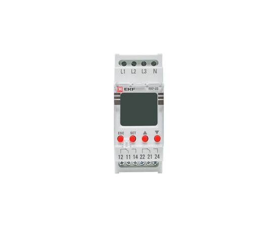 577976 - EKF Реле контроля фаз с LCD дисплеем RKF-2S (с нейтралью) EKF PROxima (6)