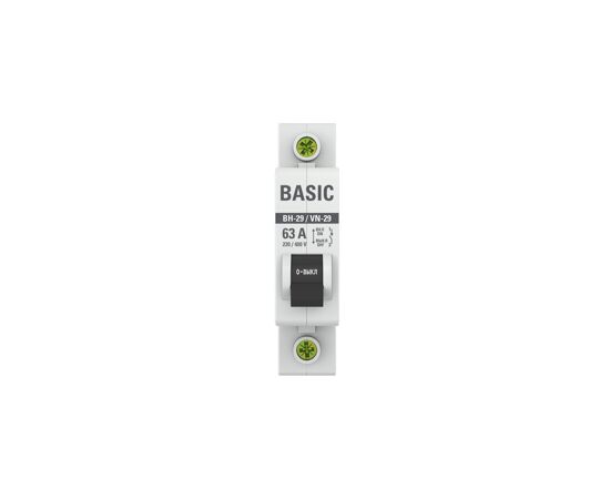 651835 - EKF Выкл. нагрузки 1P 63А ВН-29 Basic SL29-1-63-bas (3)