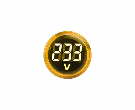 653461 - EKF PROxima индикатор значения напряжения d22 винт. желтый IP54 ed16-22vd-y (3)