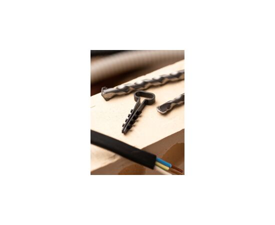 652208 - EKF Дюбель-хомут (6х14 мм) для плоского кабеля черный (100 шт.) plc-cd1-6x14b (8)