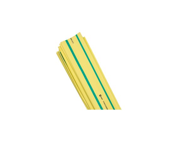 653742 - EKF термоусадка трубка ТУТ 20/10 желто-зел. в отрезках по 1м (уп.50м, цена за 1м) tut-20-yg-1m (2)
