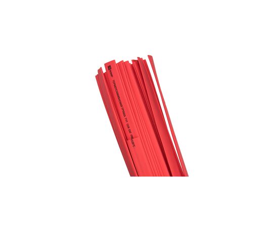 653690 - EKF термоусадка трубка ТУТ 10/5 красная в отрезках по 1м (уп.50м, цена за 1м) tut-10-r-1m (2)