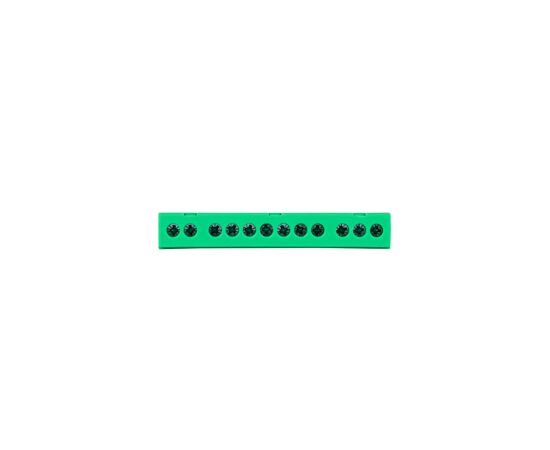 676471 - EKF Шина N Ноль (нул.) PE 6х9мм 12 отв. латунь зеленый изолированный корпус на DIN-рейку PROxima s (6)