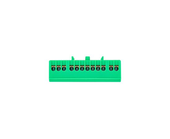 676471 - EKF Шина N Ноль (нул.) PE 6х9мм 12 отв. латунь зеленый изолированный корпус на DIN-рейку PROxima s (3)