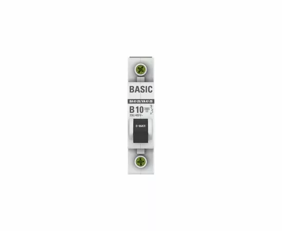 676344 - EKF Basic автоматический выключатель 1P 10А (B) 4,5кА ВА 47-29 mcb4729-1-10-B (3)