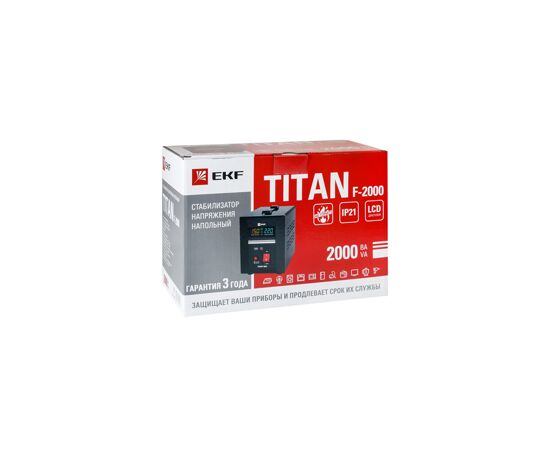 660621 - EKF PROxima TITAN стабилизатор напр. напольный 2000ВА/1200Вт 2 роз.+USB stab-f-2000 (3)