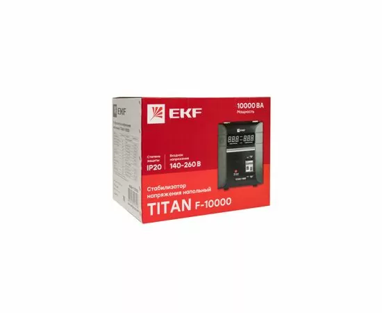 660619 - EKF PROxima TITAN стабилизатор напр. напольный 10000ВА/6000Вт каб.подкл., байпас, дилэй stab-f-10000 (4)