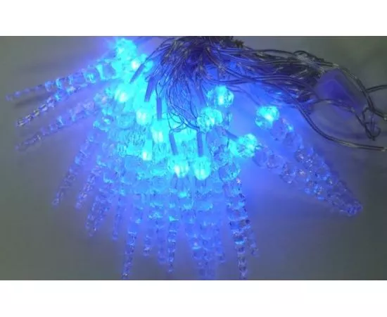 170992 - Гирлянда ILD020B-AY/IC Сосульки 20LED синий 5.6м 1.2W SH (1)
