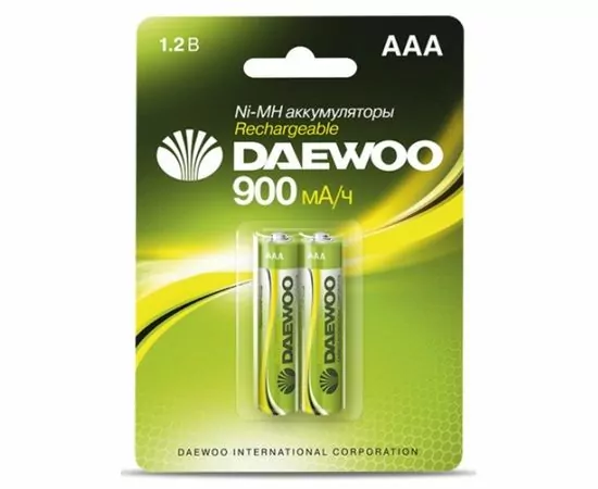 182499 - Аккумулятор Daewoo /R03  900mAh Ni-MH BL2 (1)