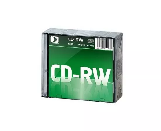 185710 - К/д Data Standard CD-RW80/700MB 12x 10 Slim (1)