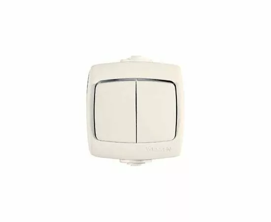 186161 - Schneider Рондо выкл. ОУ 2 кл. 6А сл. кость (пласт. осн., IP44*) ВА56-225Б-си (1)