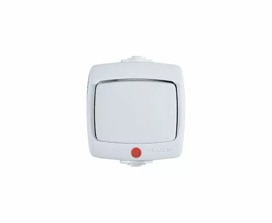 186162 - Schneider Рондо перекл. ОУ 1 кл. 6А бел. (пл.осн., инд., IP44) ВА66-123Б-би (10!) (1)