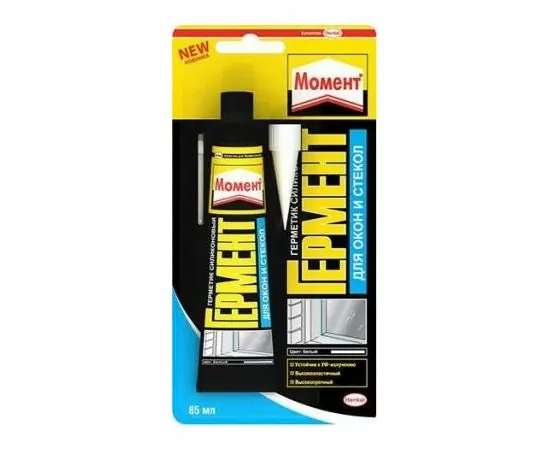 214243 - Герметик Момент Гермент силикон. 85мл для окон и стекол /прозр/ к.1374332 (1)
