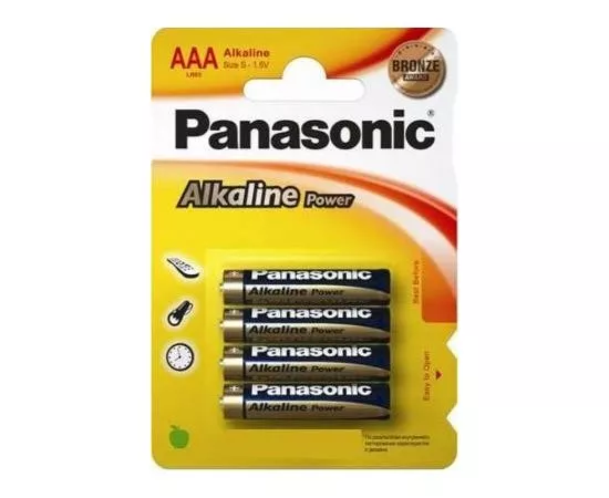 220312 - Элемент питания Panasonic Alkaline Power LR03/286 BL4 (1)