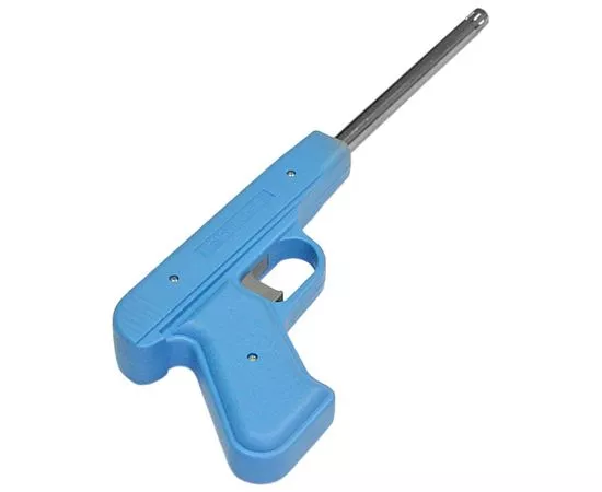 228702 - Пьезозажигалка ENERGY JZDD-17-LBL, пистолет, голубая 157429 (1)