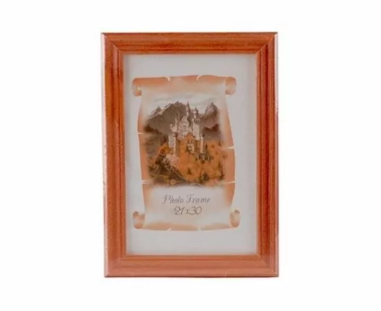 238332 - Фоторамка Сосна  10*10/70    3N44   цвет красное дерево Фрейм (1)