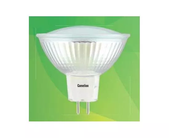 420350 - Лампа св/д Camelion MR16 GU5.3 220V 3W(270lm 100°) 4500K матовая 50x50 стекло LED3-JCDR/845 (1)