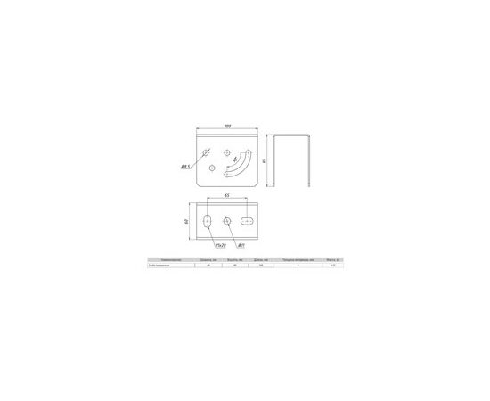 699751 - EKF Скоба потолочная p60100 (3)